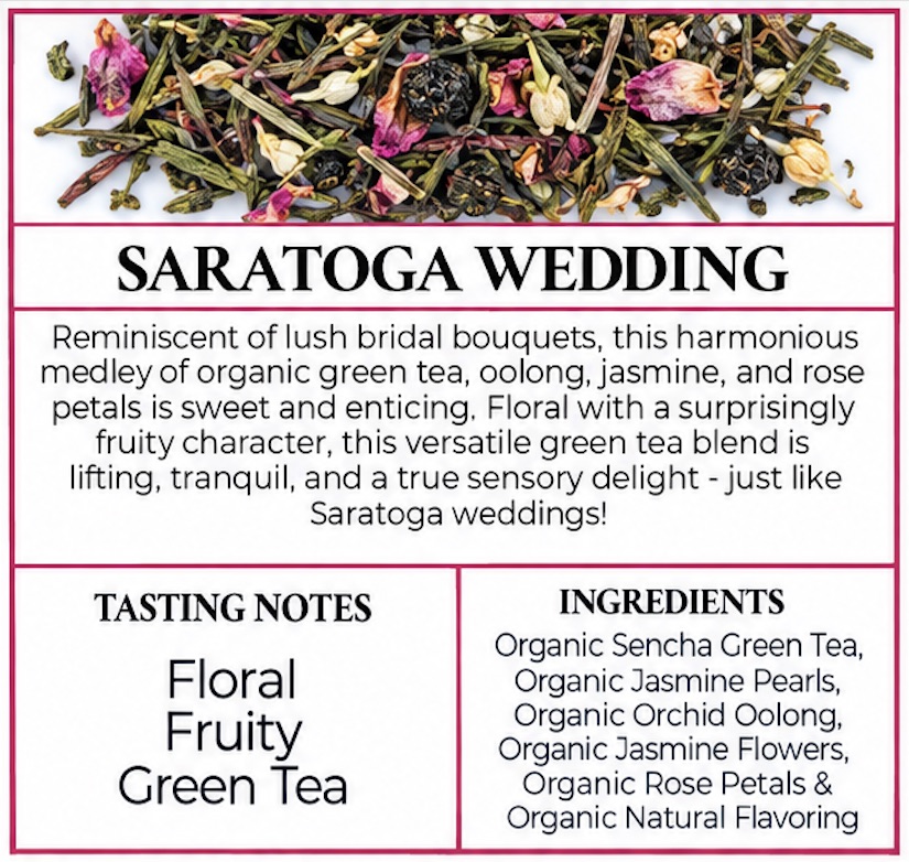 Loose leaf tea selection